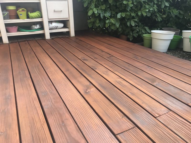 Refinished Deck Surface